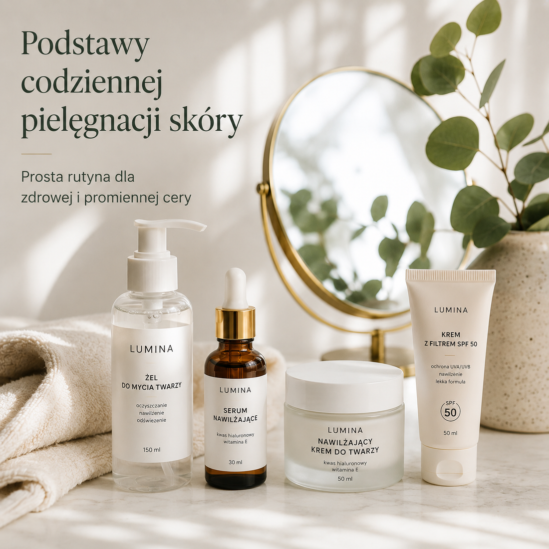 Podstawy codziennej pielęgnacji skóry