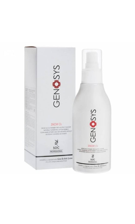 GENOSYS SNOW O2 Gel Cleanser – Tlenowy żel oczyszczający do twarzy, 180 ml