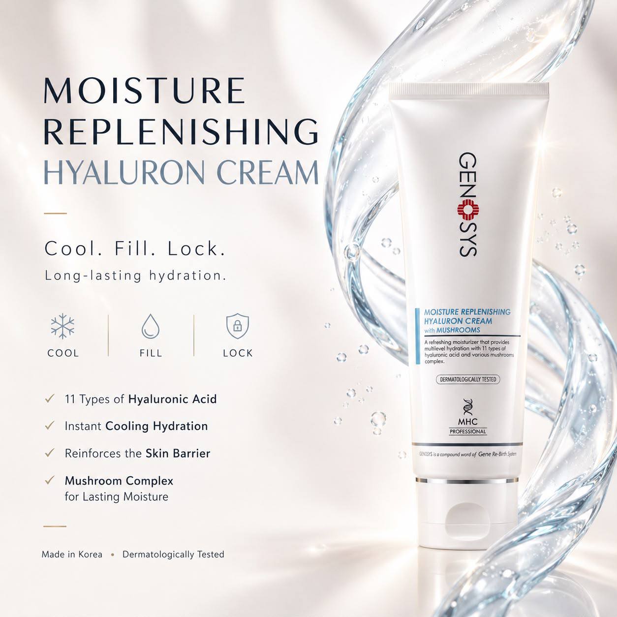 GENOSYS Moisture Replenishing Hyaluron Cream 50 g