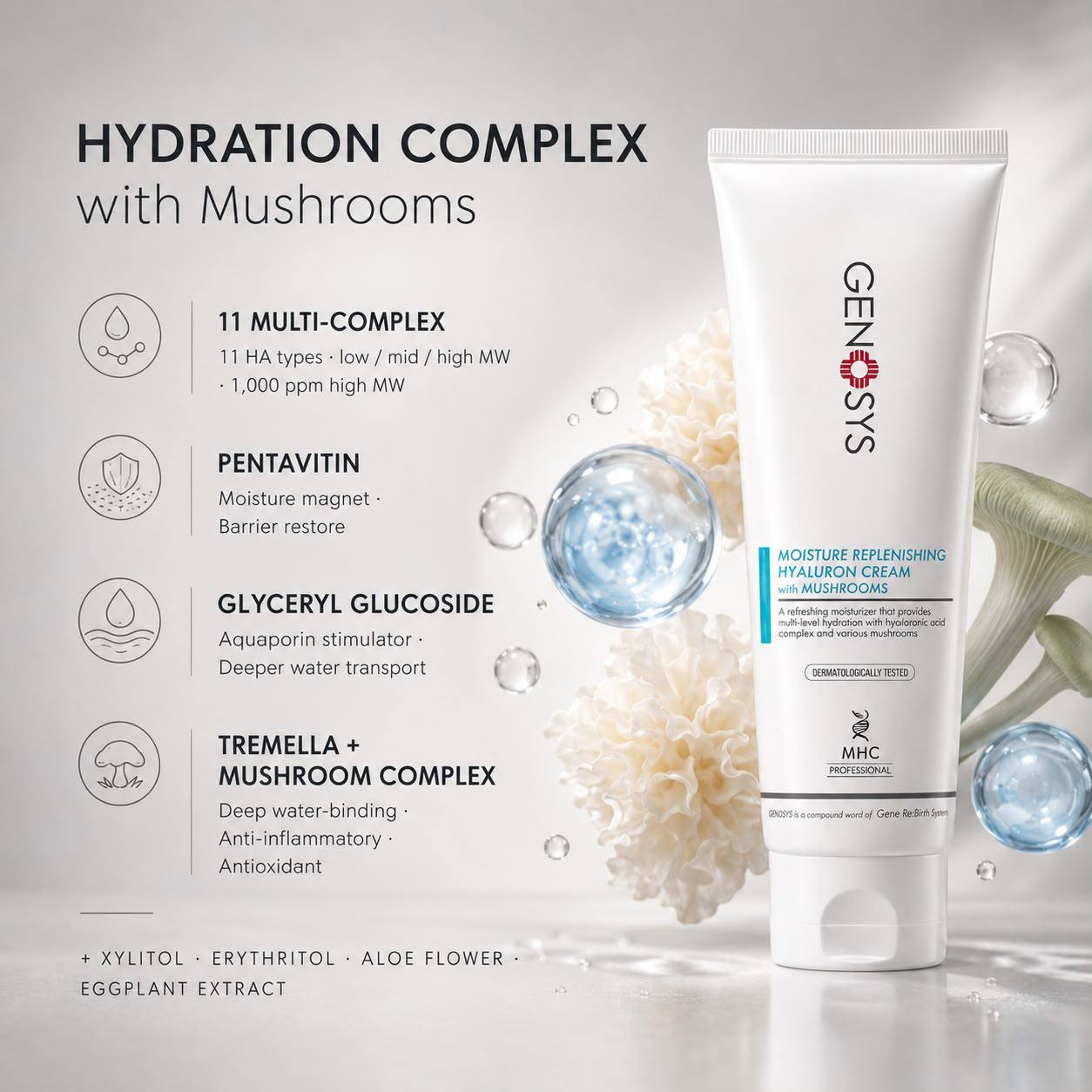 GENOSYS Moisture Replenishing Hyaluron Cream 50 g