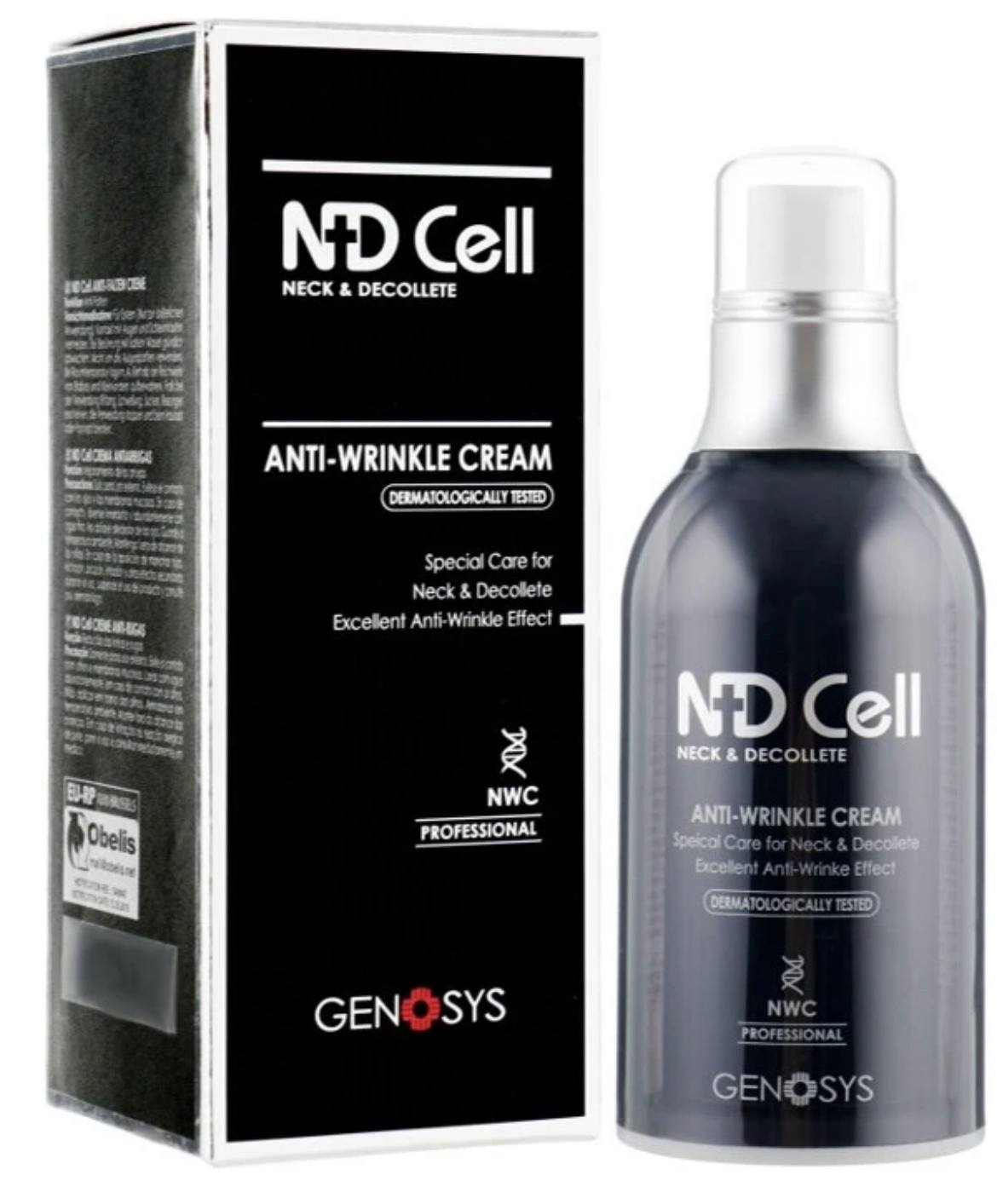 GENOSYS ND Cell Anti-Wrinkle Cream – krem przeciwzmarszczkowy do szyi i dekoltu, 50 g